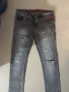 Supreme Grey Denim Jeans