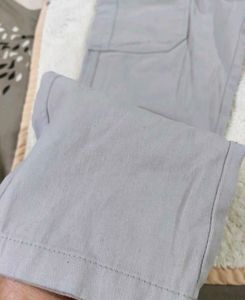 Women's Grey Cargo Pants