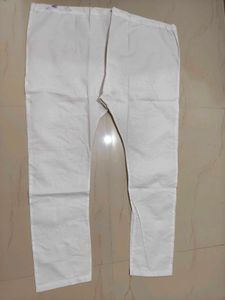 Men's White Cotton Pyjama Pants