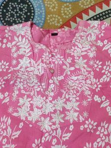 2 combo Pink Floral Print Kurta