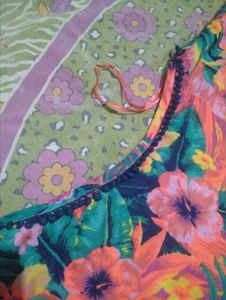 Vibrant Floral Print Kimono kaftan