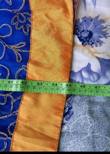 Royal Blue Embroidered Lehenga Set with Blouse