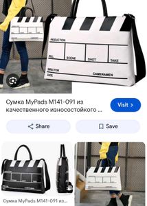 Quirky Clapperboard Tote Bag 👜