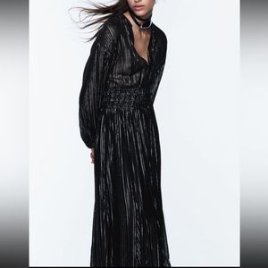 Zara Limited Edition Bloggers Fav Gala Midi Dress