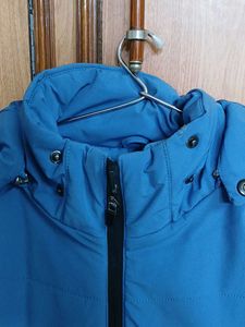 Blue Hooded Jacket