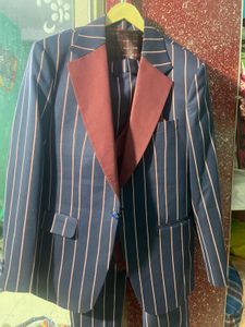 Men's Striped Suit Set