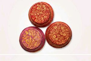Decorative Puja Baskets Set