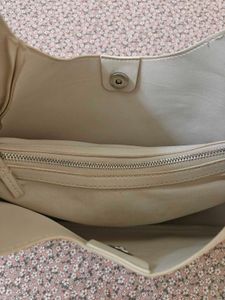 Mango Faux Leather Hobo Bag 🤍