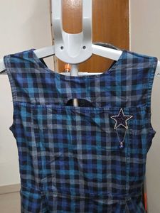 Reversible Denim style Star Dress