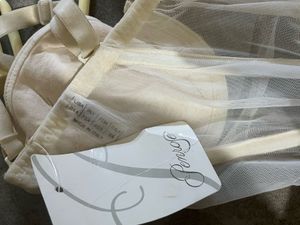 Sheer Mesh Corset Bodysuit in Ivory