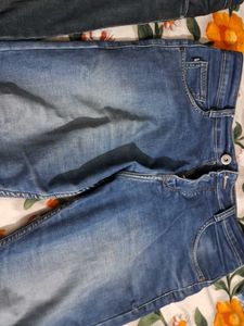Men's Blue Black Denim Jeans - Set of 2