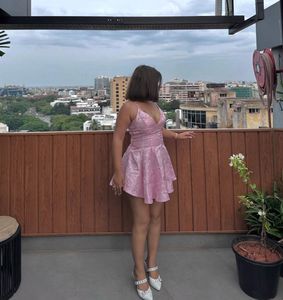 Pretty Pink Fit and Flare Dress