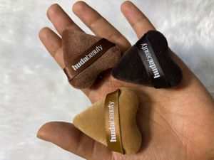 Huda Beauty Mini Powder Puffs Trio