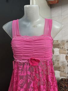 Beautiful Pink Lace Dress