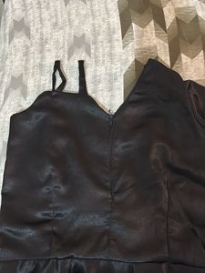 designer black party wear top