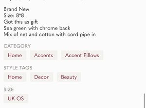 Set 4 cushion Covers 8*8