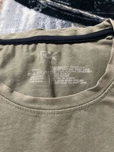 Striped Olive Green T-shirt