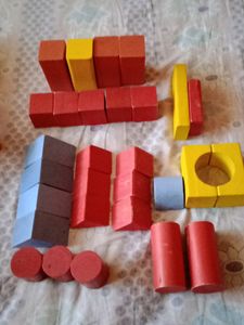 Wooden &amp; plastic blocks