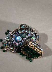 Green Colour Preety Earings
