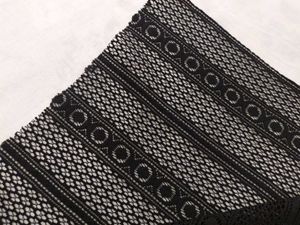 Elegant Black Net Fabric