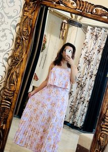 Beautiful lavender Floral Dress