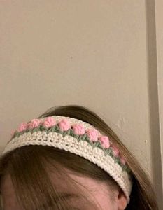 Crochet Floral Headband