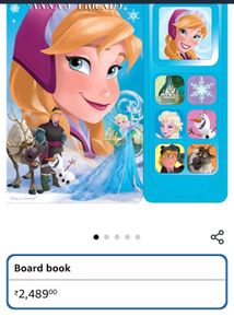 Imported disney frozen sound book