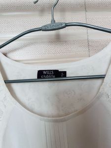 white sleeveless midi dress from Wills Lifestyle