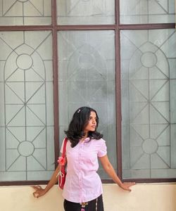 Annabelle Pink Button-Up Shirt