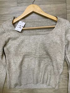 Cozy Square Neck Top - XS