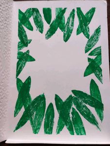 Leaf Art Customizable Greeting