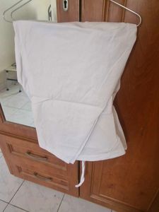 White Cotton Ethnic Patiala Bottoms