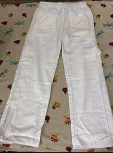 White Cargo Pants