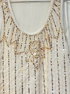 y2k sequin sheer top