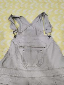 Denim Dangri Short Overalls