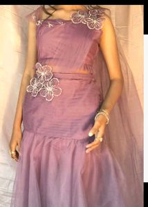 Urgent sell ✅Beautiful Lavender fish cut lehenga