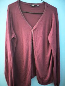 Maroon Cardigan