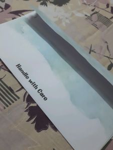 Minimalistic Printed Envelopes, Green &amp; Blue, With Adhesive