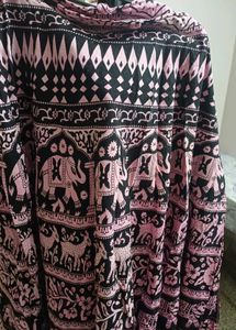 Boho Elephant Print Skirt