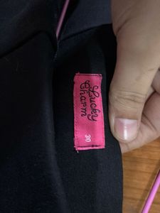 Black Split Hem Leggings