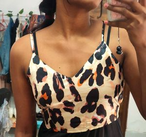 Leopard Print Cami Top