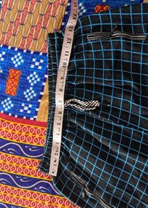 combo of  Plaid Shorts