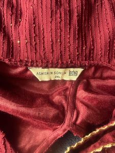 Never Used - Maroon Sequined Blouse - Tag was lost