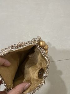 Sparkling Round Evening Clutch Bag
