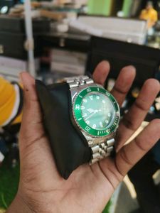 ROLEX GREEN WATCH