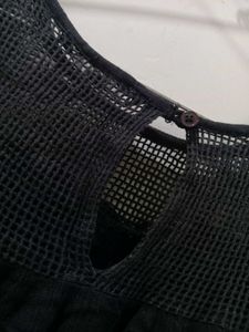 Black Dress with Lace Detail