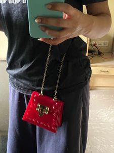 Red mini city bag