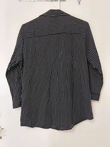 Chic Striped Button-Up Blouse