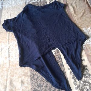 2 different style shirt crop top