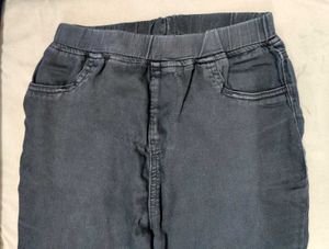 Black Comfortable charcoal Wash Jeans